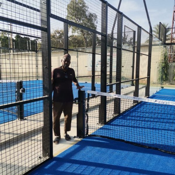 Nouveaux terrains de padel installés au Nigeria